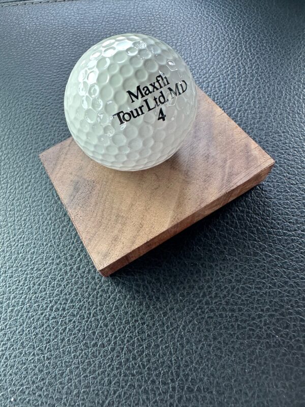 Divot - Custom Claro Walnut Golf Ball Display - Image 4